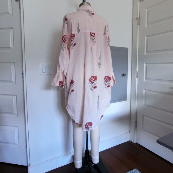 Resha India Hand Block Printed Matching Set (Tunic + Pants) 100% Cotton Size M - Picture 4 of 7